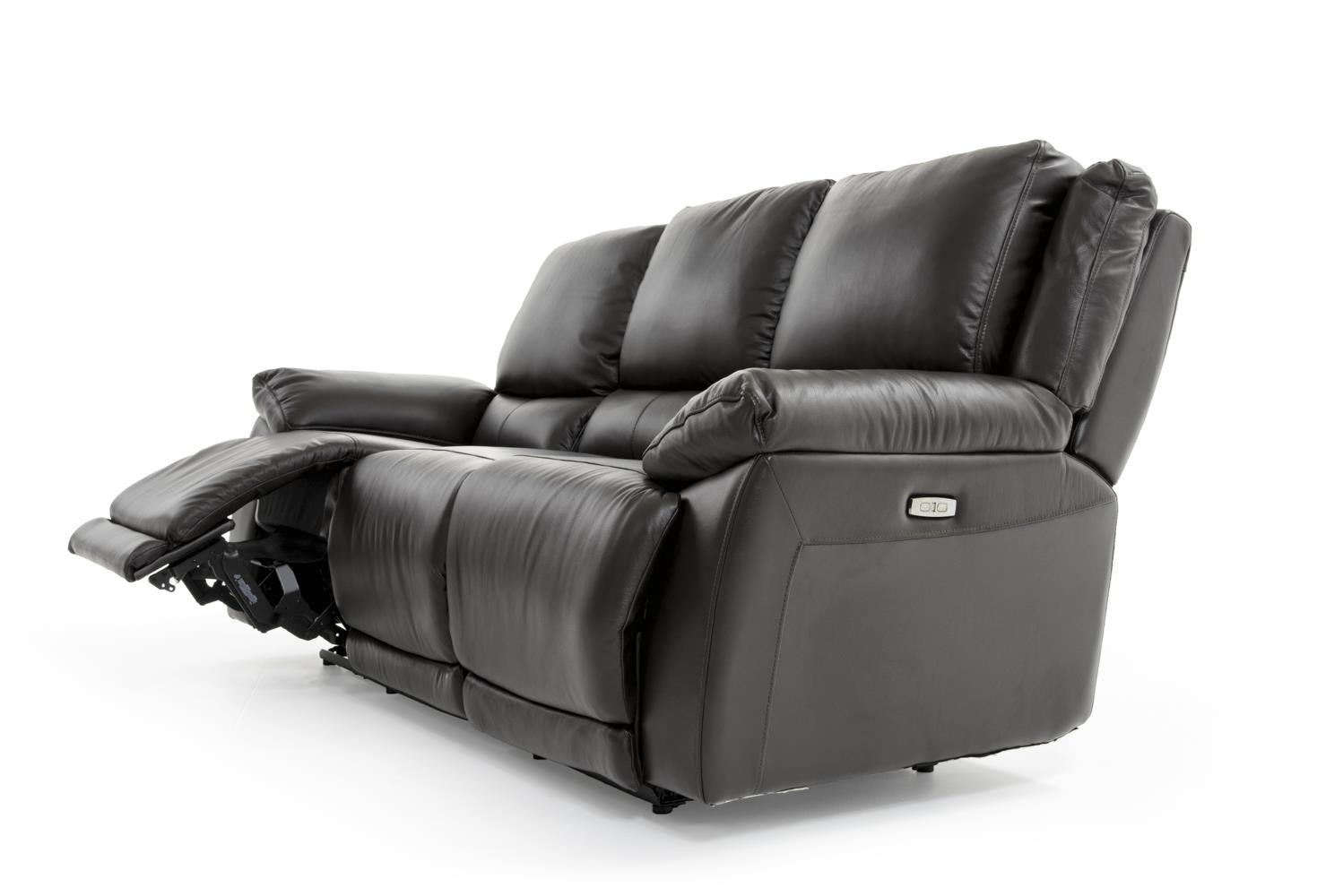 Futura Leather E1358 E1358317 1295H DK BROWN Casual Electric Motion